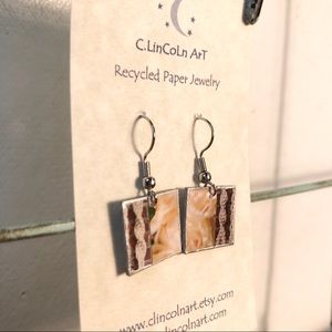 Recycled Paper Earrings ♻️